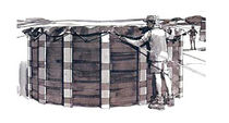 temporary storage tank for liquids (with frame)   Duarry