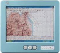waterproof multifunction monitor for boats (PC, video, navigation system, touchscreen) M12 ENAT