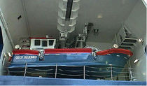 work-boat davit for ships (hydraulic) TSB-3250 Vestdavit