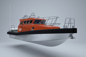 search and rescue boat / inboard / aluminum