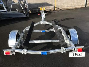road trailer / for boats / pad