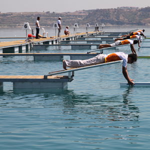 floating dock / modular / mooring / for marinas