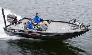 outboard bass boat / side console / 5-person max.