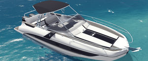 outboard walkaround / twin-engine / 11-person max. / twin-berth