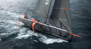 one-design sailboat / open transom / foiling