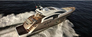 high-speed motor-yacht / with enclosed cockpit / planing hull / with 3 or 4 cabins