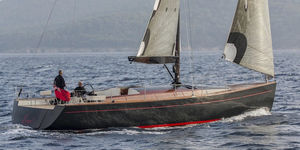 cruising sailing yacht / open transom