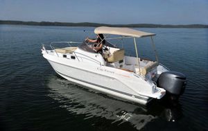 outboard walkaround / center console / 6-person max. / 9-person max.