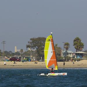 recreational sport catamaran / instructional / double-handed / catboat