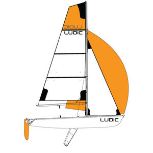 multi-person sailing dinghy / recreational / instructional / asymmetric spinnaker