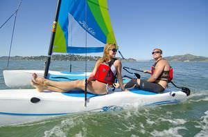 recreational sport catamaran / instructional / double-handed / catboat