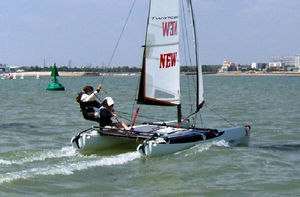 instructional sport catamaran / recreational / children's / double-trapeze