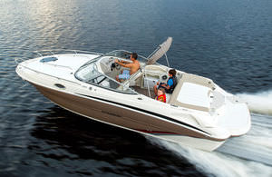 inboard runabout / dual-console / 12-person max. / with cabin