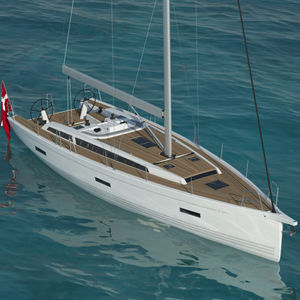 monohull / cruising / open transom / 3-cabin