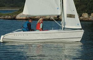 open transom sailboat / lifting keel / transportable