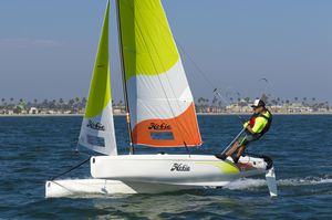 recreational sport catamaran / instructional / multi-person / single-trapeze