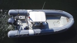 outboard utility boat / rigid hull inflatable boat