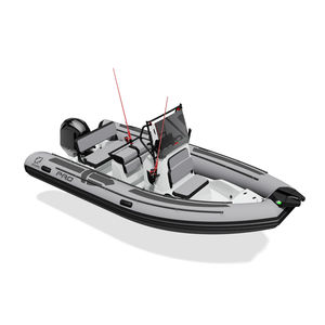 outboard inflatable boat / diesel / semi-rigid / center console