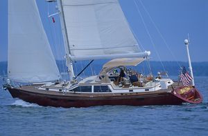 ocean cruising sailing yacht / center cockpit
