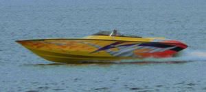 inboard runabout / dual-console / offshore / with cabin
