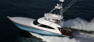 sport-fishing motor yacht / convertible / flybridge / planing hull