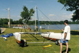 regatta sport catamaran / coastal racing / double-handed / double-trapeze