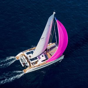 catamaran / cruising / open transom / 3-cabin