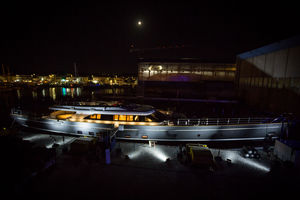 cruising sailing super-yacht / wheelhouse / aluminum / ketch