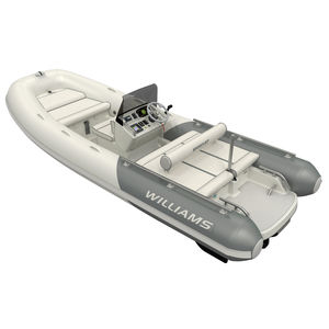 hydro-jet inflatable boat / rigid / side console / sport
