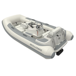 inboard inflatable boat / hydro-jet / semi-rigid / center console