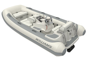 inboard inflatable boat / hydro-jet / semi-rigid / center console