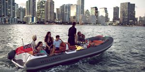 inboard inflatable boat / hydro-jet / semi-rigid / center console