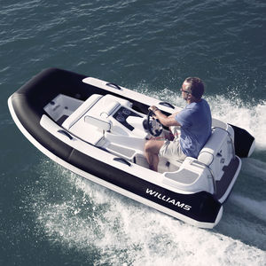 hydro-jet inflatable boat / rigid / center console / 3-person