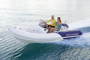 hydro-jet inflatable boat / rigid / side console / sport