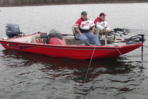 outboard crappie boat / side console / sport-fishing