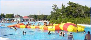 trampoline water toy / inflatable