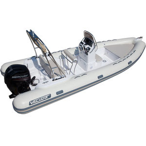 outboard inflatable boat / rigid / center console / sundeck