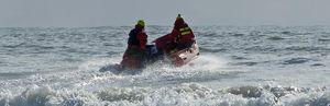 outboard inflatable boat / foldable / 5-person max.