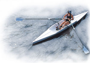recreational rowing boat / single scull