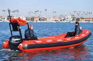 outboard inflatable boat / semi-rigid / 6-person max.