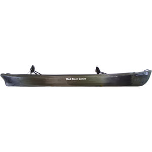 recreational canoe / tandem / polyethylene