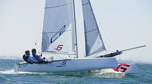 regatta sport catamaran / double-handed / double-trapeze / asymmetric spinnaker