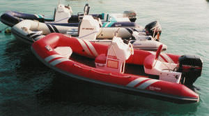 outboard inflatable boat / rigid / center console