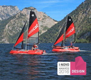 inflatable sport catamaran / asymmetric spinnaker