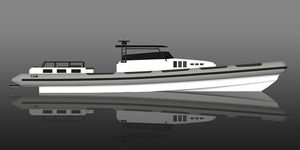 hydro-jet inflatable boat / rigid / center console / yacht tender
