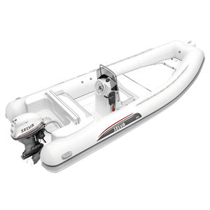 outboard inflatable boat / rigid / side console / sport