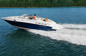 inboard runabout / bow-rider / 12-person max. / with cabin