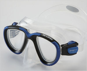 twin-lens dive mask