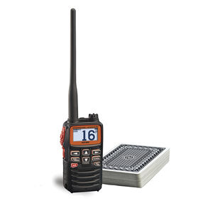 boat radio / portable / VHF / submersible