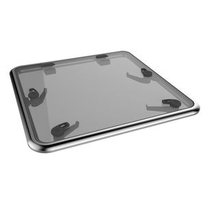 boat deck hatch / rectangular / opening / with rounded corners